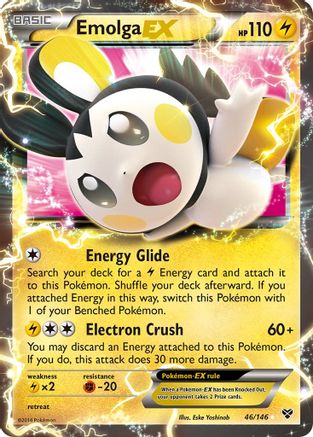 Emolga EX (46) [XY Base Set] Holofoil - Deck Out Gaming