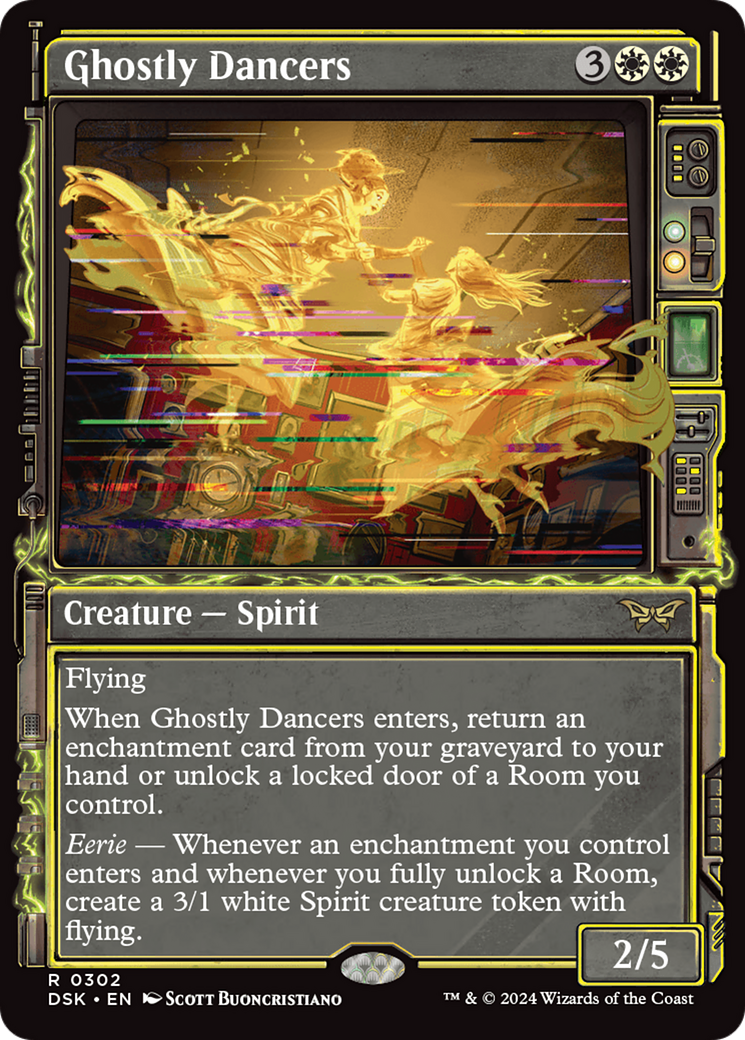 Ghostly Dancers (Showcase) (302) [Duskmourn: House of Horror] - Deck Out Gaming