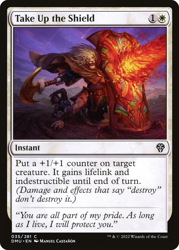 Take Up the Shield (35) [Dominaria United] foil - Deck Out Gaming