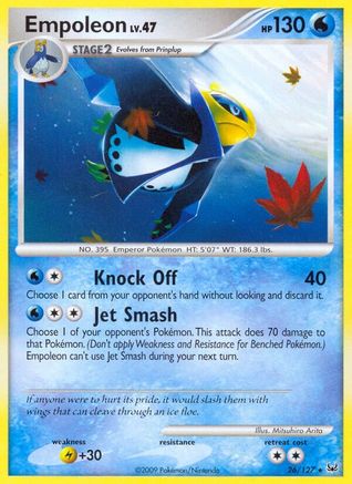 Empoleon (26) [Platinum] Reverse Holofoil - Deck Out Gaming