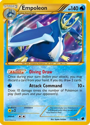 Empoleon (117 Secret Rare) (117) [Plasma Freeze] Holofoil - Deck Out Gaming