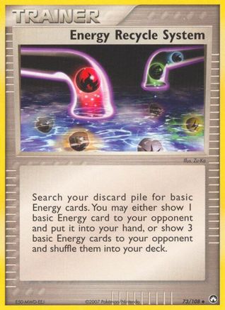 Energy Recycle System (73) [Power Keepers] - Deck Out Gaming