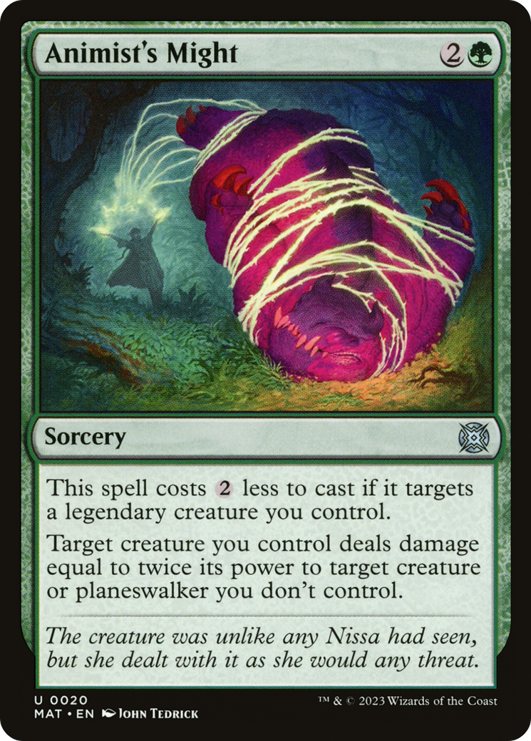 Animist's Might (20) [March of the Machine: The Aftermath] - Deck Out Gaming