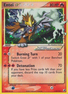 Entei Star (113) [Unseen Forces] Holofoil - Deck Out Gaming