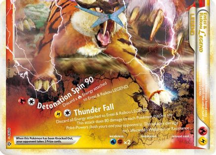 Entei & Raikou Legend (bottom) (91) [Unleashed] Holofoil - Deck Out Gaming