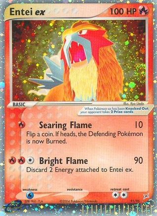 Entei ex (91) [Team Magma vs Team Aqua] Holofoil - Deck Out Gaming