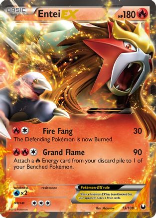 Entei EX (13) [Dark Explorers] Holofoil - Deck Out Gaming
