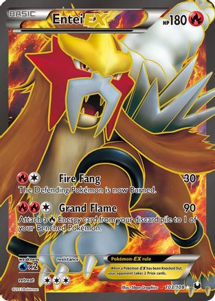 Entei EX (103 Full Art) (103) [Dark Explorers] Holofoil - Deck Out Gaming
