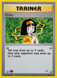 Erika (100) (100) [Gym Heroes] 1st Edition - Deck Out Gaming