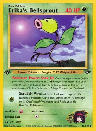 Erika's Bellsprout (38) [Gym Challenge] 1st Edition - Deck Out Gaming