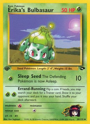 Erika's Bulbasaur (39) [Gym Challenge] 1st Edition - Deck Out Gaming