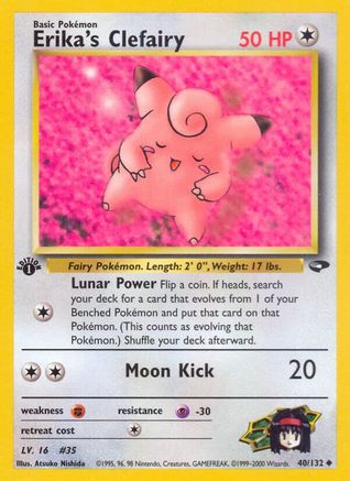 Erika's Clefairy (40) [Gym Challenge] 1st Edition - Deck Out Gaming