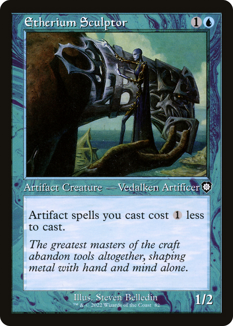 Etherium Sculptor (Retro Frame) (82) [The Brothers' War Commander] - Deck Out Gaming