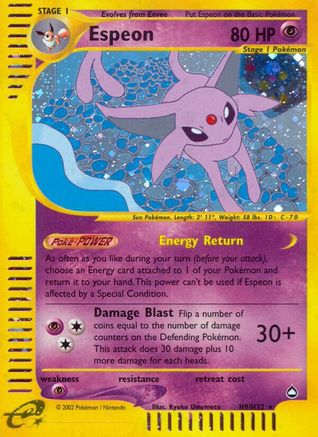 Espeon (H9) (H9) [Aquapolis] Holofoil - Deck Out Gaming