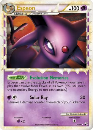 Espeon (Prime) (81) [Undaunted] Holofoil - Deck Out Gaming