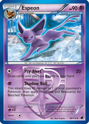 Espeon (Team Plasma) (48) [Plasma Freeze] - Deck Out Gaming