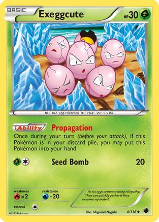 Exeggcute (4) [Plasma Freeze] - Deck Out Gaming