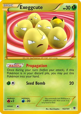 Exeggcute (102 Secret Rare) (102) [Plasma Blast] Holofoil - Deck Out Gaming