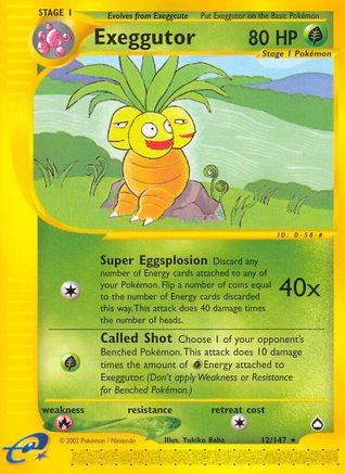 Exeggutor (12) (12) [Aquapolis] - Deck Out Gaming