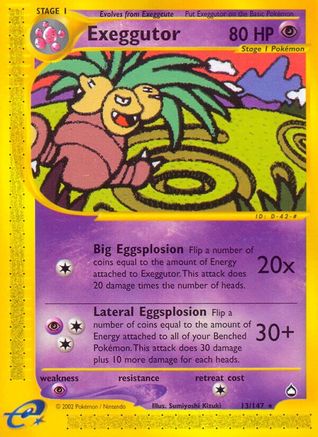 Exeggutor (13) (13) [Aquapolis] - Deck Out Gaming