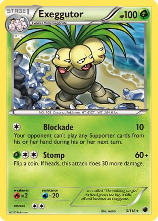 Exeggutor (5) [Plasma Freeze] Reverse Holofoil - Deck Out Gaming