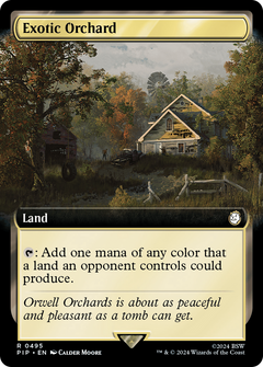 Exotic Orchard (Extended Art) (495) [Fallout] foil - Deck Out Gaming