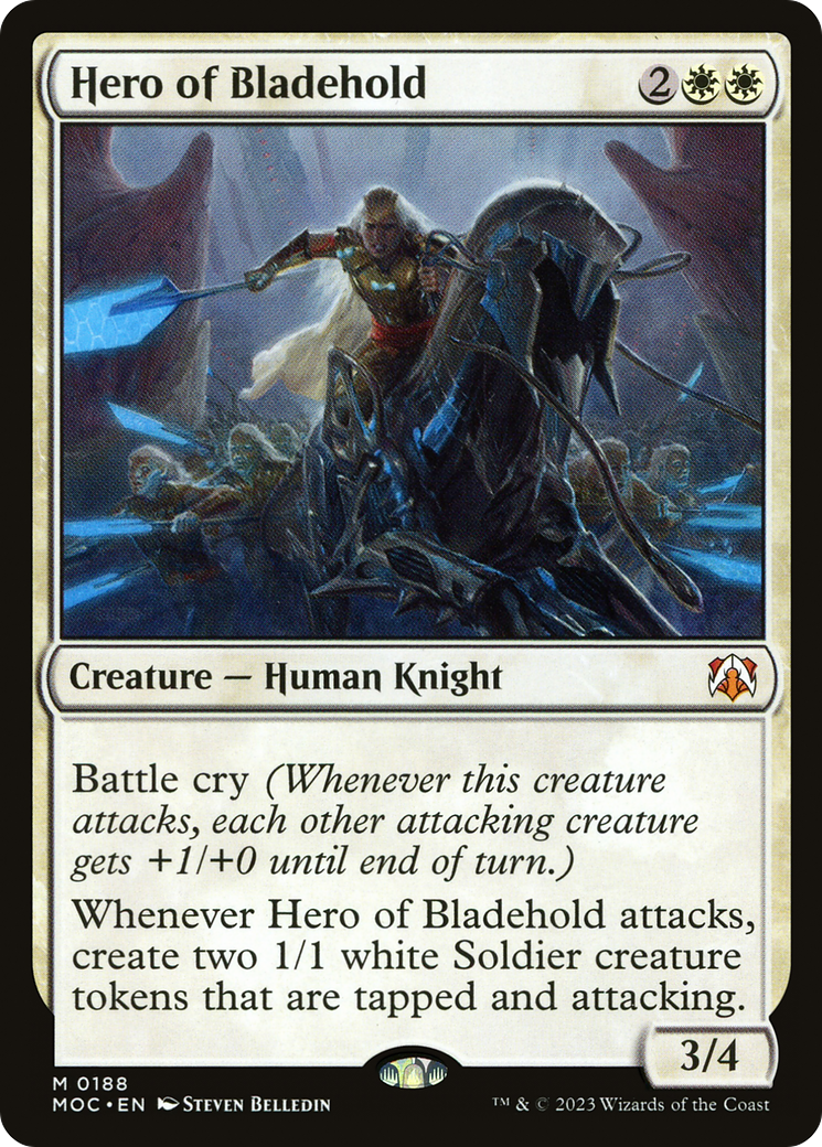 Hero of Bladehold (188) [March of the Machine Commander] - Deck Out Gaming