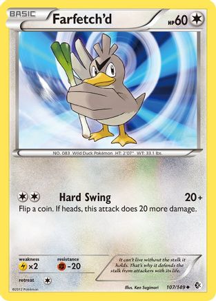 Farfetch'd (107) [Boundaries Crossed] Reverse Holofoil - Deck Out Gaming