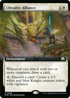 Chivalric Alliance (Extended Art) (98) [March of the Machine Commander] - Deck Out Gaming
