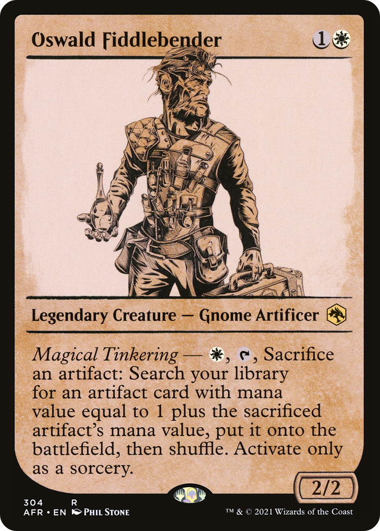 Oswald Fiddlebender (304) [Adventures in the Forgotten Realms] foil - Deck Out Gaming