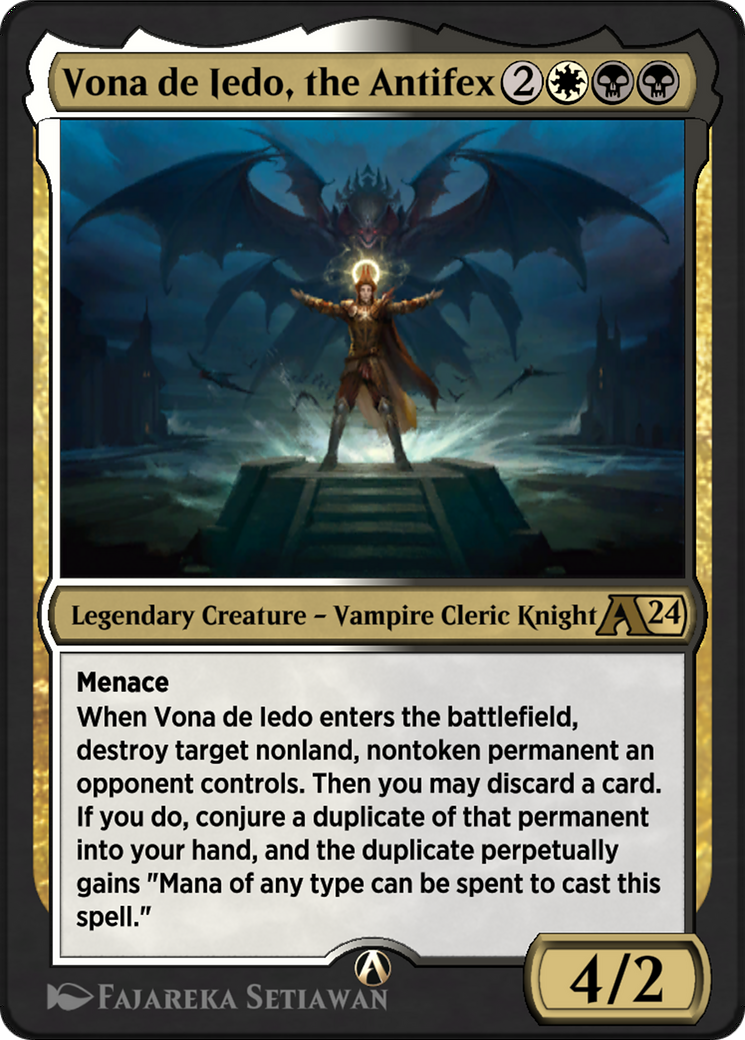 Vona de Iedo, the Antifex (28) [Alchemy: Outlaws of Thunder Junction] - Deck Out Gaming