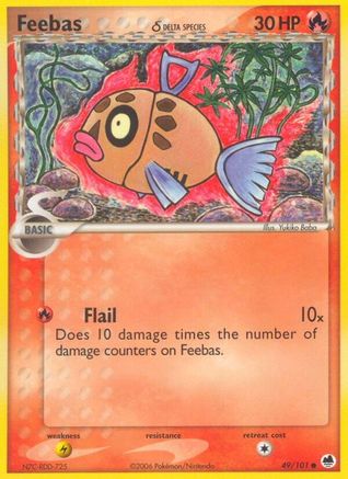 Feebas (Delta Species) (49) [Dragon Frontiers] - Deck Out Gaming