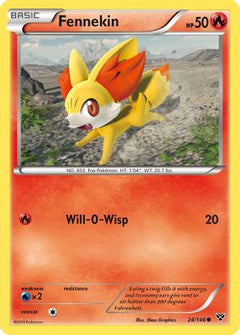 Fennekin (24) [XY Base Set] Reverse Holofoil - Deck Out Gaming