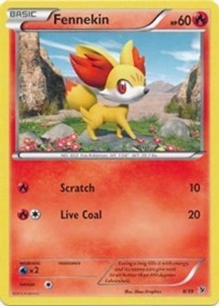 Fennekin (8) [Kalos Starter Set] Holofoil - Deck Out Gaming
