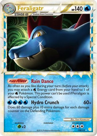 Feraligatr (Prime) (108) [HeartGold SoulSilver] Holofoil - Deck Out Gaming