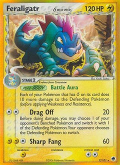 Feraligatr (Delta Species) (2) [Dragon Frontiers] Holofoil - Deck Out Gaming