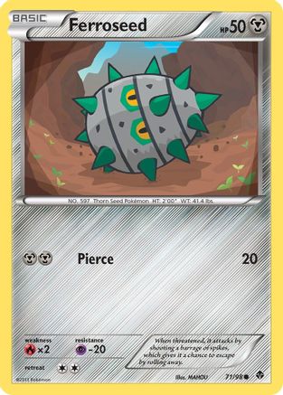 Ferroseed (71) (71) [Emerging Powers] Reverse Holofoil - Deck Out Gaming