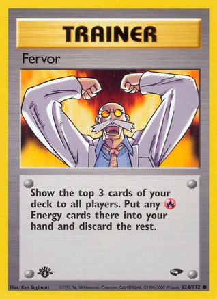 Fervor (124) [Gym Challenge] 1st Edition - Deck Out Gaming