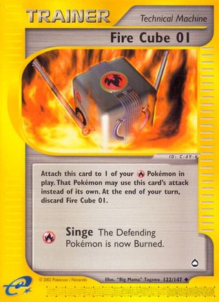 Fire Cube 01 (122) [Aquapolis] - Deck Out Gaming