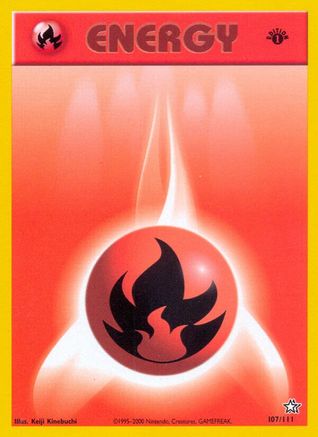 Fire Energy (107) [Neo Genesis] 1st Edition - Deck Out Gaming