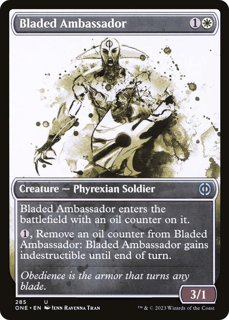 Bladed Ambassador (Showcase) (285) [Phyrexia: All Will Be One] foil - Deck Out Gaming