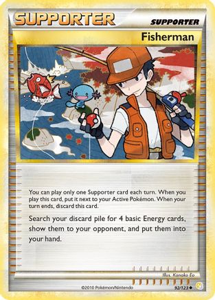 Fisherman (92) [HeartGold SoulSilver] Reverse Holofoil - Deck Out Gaming