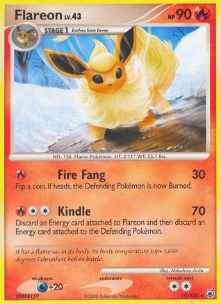 Flareon (19) [Majestic Dawn] Reverse Holofoil - Deck Out Gaming