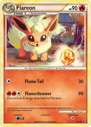 Flareon (26) [Undaunted] Reverse Holofoil - Deck Out Gaming