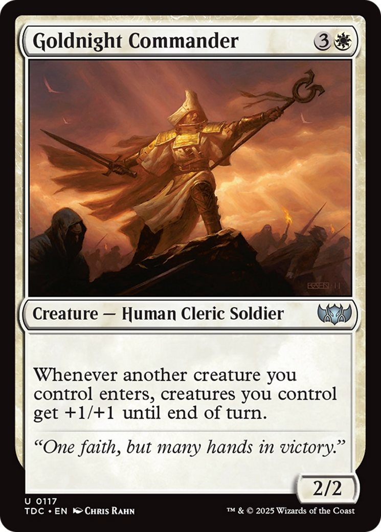 Goldnight Commander (117) [Commander: Tarkir: Dragonstorm] - Deck Out Gaming