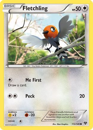 Fletchling (113) [XY Base Set] Reverse Holofoil - Deck Out Gaming