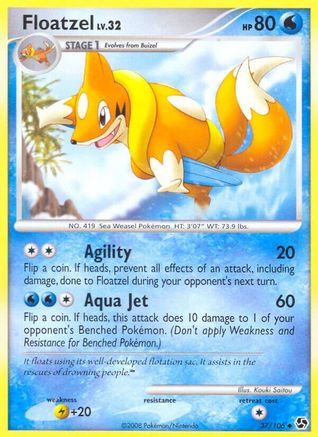 Floatzel (37) [Great Encounters] - Deck Out Gaming