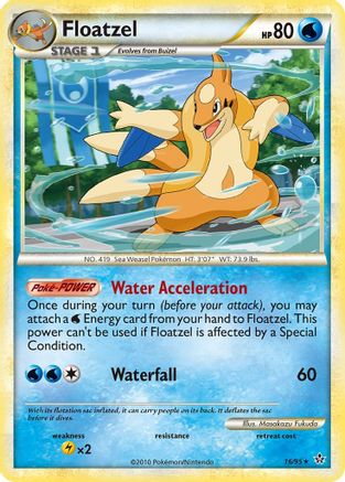 Floatzel (16) [Unleashed] Reverse Holofoil - Deck Out Gaming