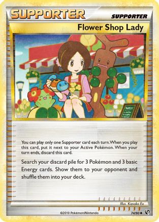 Flower Shop Lady (74) [Undaunted] Reverse Holofoil - Deck Out Gaming