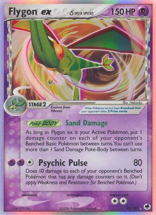 Flygon ex (Delta Species) (92) [Dragon Frontiers] Holofoil - Deck Out Gaming